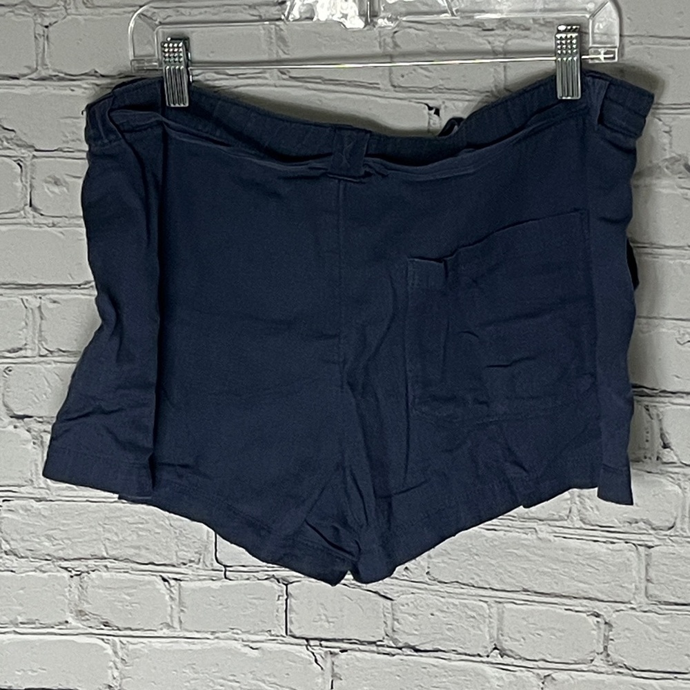 Aerie High Waist Dark Blue Shorts - Picture 3 of 3